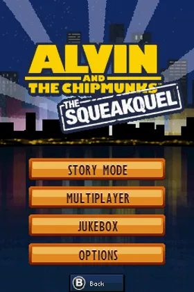 Alvin and the Chipmunks - The Squeakquel (USA) screen shot title